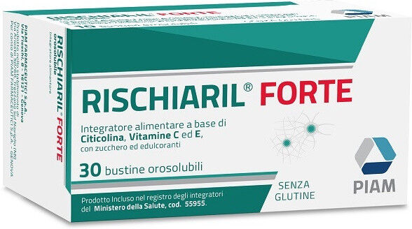 Piam Rischiaril Forte Integratore Di Citicolina Vitamina C Ed E 30bst