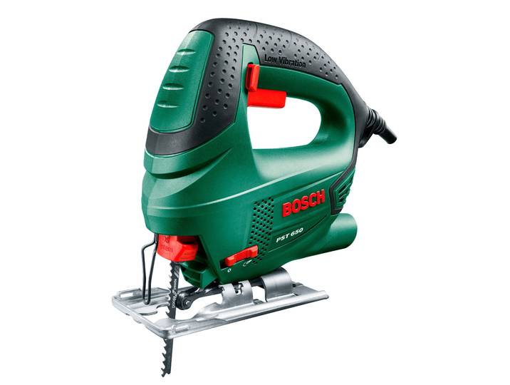 Stichsäge BOSCH HOME & GARDEN »PST 650 Compact« , grün (grün, rot), Sägemaschinen, Stichsäge, 500 W, leicht und kompakt