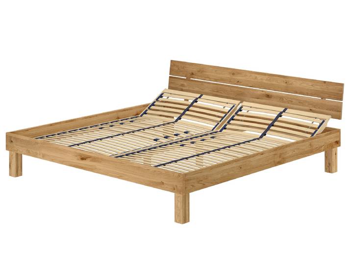 Kingsize Bett Massivholzbett Eichenbett Geölt 200 x 200 cm