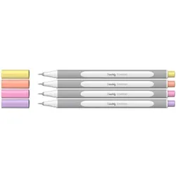 Teachly Fineliner »Pastell Summer« 0,4 mm 4 Stück gelb