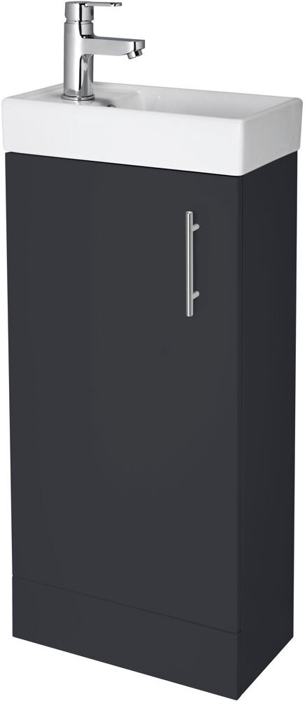 Nuie Vault 400 mm Bathroom Vanity Soft Black