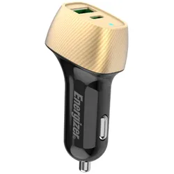Energizer Ultimate - USB-C a USB-A 38W PD + QC3.0 Autoladegerät (gold / schwarz)