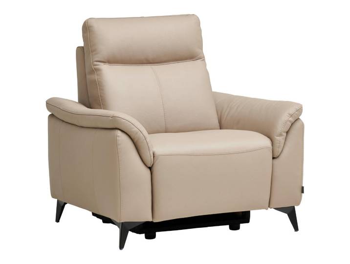 Belluti Sessel Alan, Beige, Metall, Echtleder, Dickleder, 107x105x98 cm, Lederauswahl, Stoffauswahl, Wohnzimmer, Sessel, Sonstige Sessel