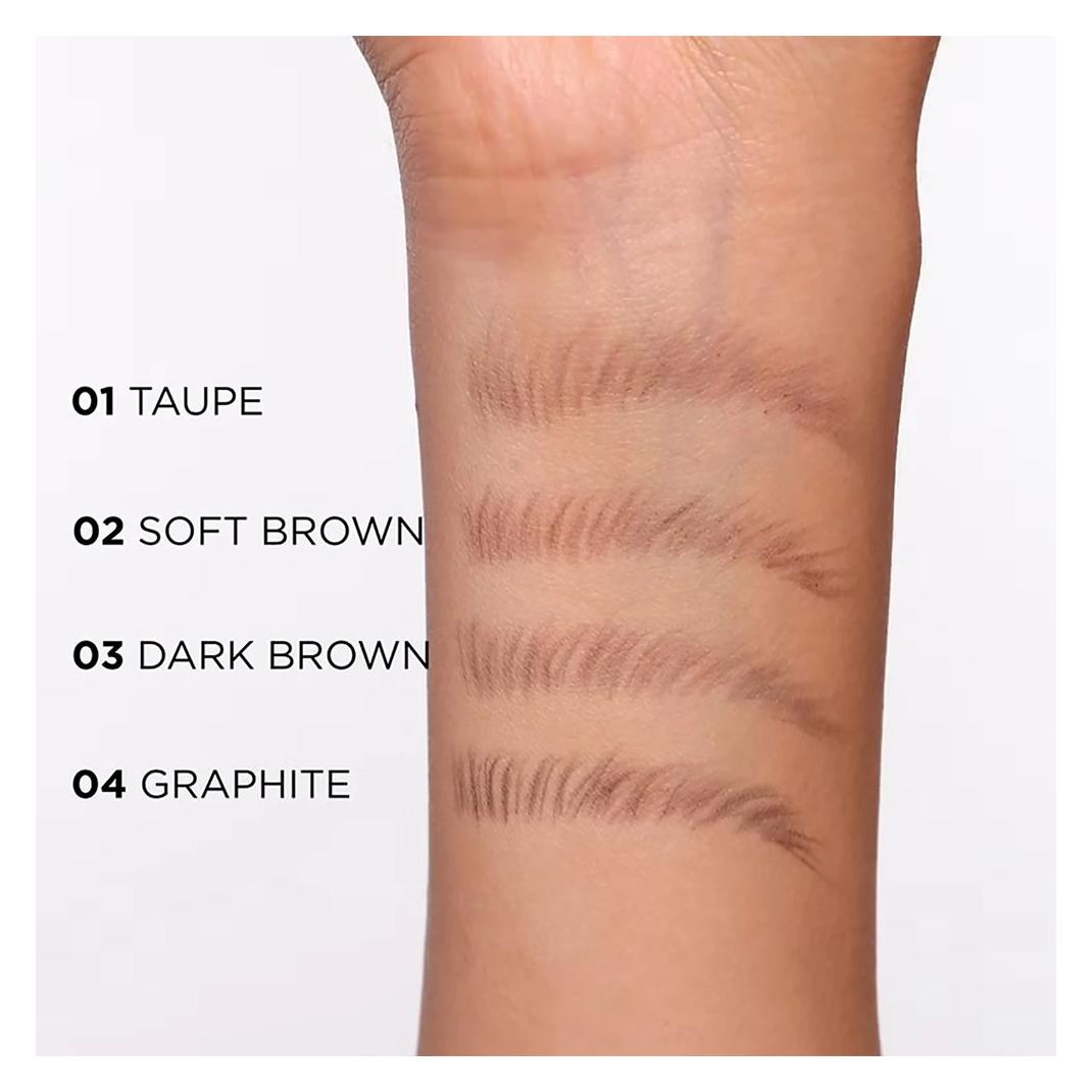 Eveline Micro Precise Brow Pencil 04 - Perfekt zum Definieren und Formen der Augenbrauen (Braun) (52491182)