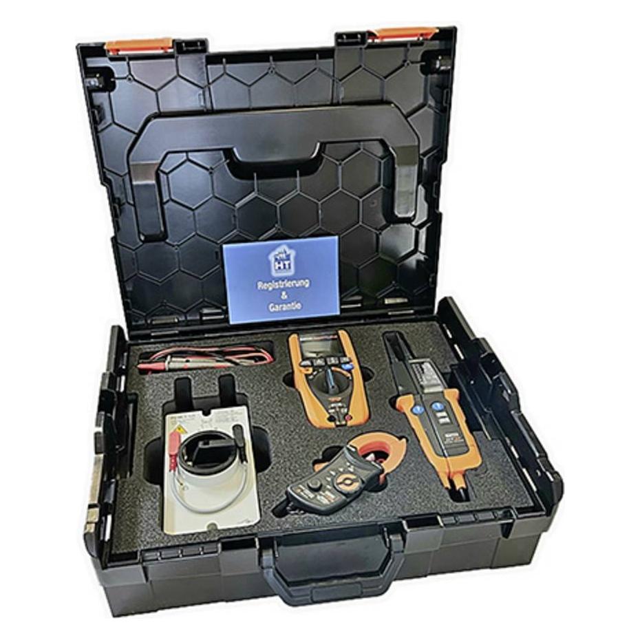 HT Instruments PV-SERVICE KIT VDE-Prüfgeräte-Set (CAT III 1000V, CAT III 600V, CAT IV 300V, CAT IV 600V, Hand-Multimeter) (1011380)
