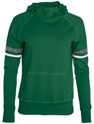 Augusta Sportswear 5440 Women's Spry Hoodie in green size XL   Cotton Polyester