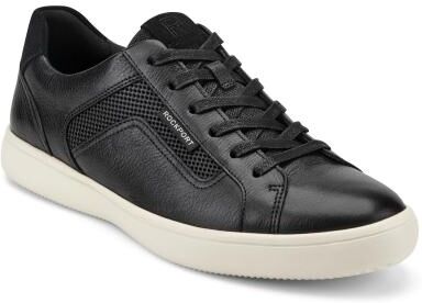Rockport Collins (Men's) Casual Shoes in Black, Size 9.5 W, Leather/Textile