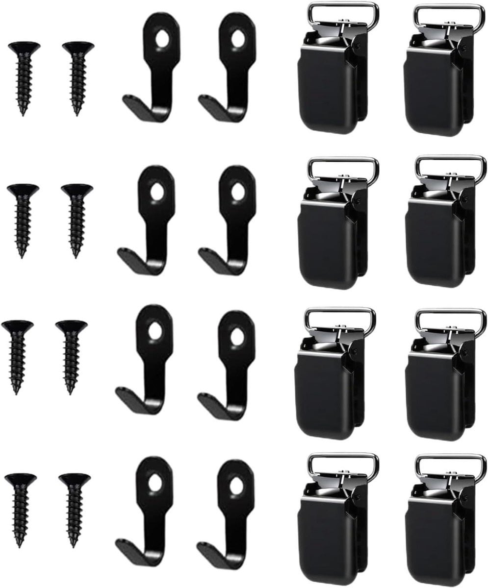 Wandtapijt Hangers met Antislip Grip - Haak Clips voor Textiel Decoratie - 10 x 10 x 3 cm