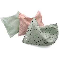 Aumüller Baldrian Raschelkissen 3er Set - Spielkissen für Katzen