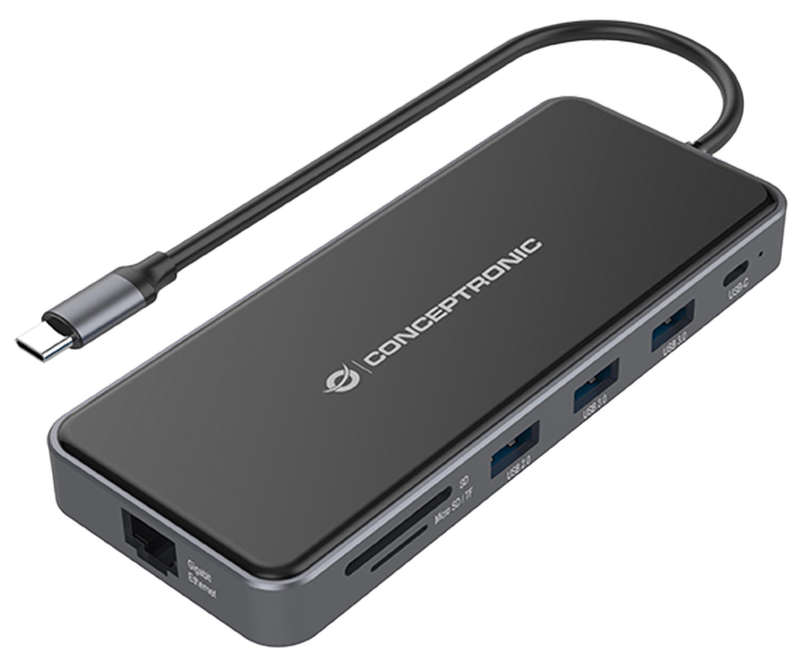 Conceptronic DONN15G 12-in-1 USB 3.2 Hub