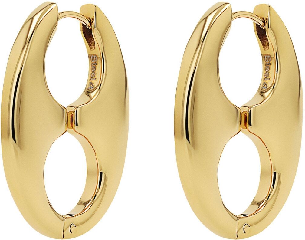 Joop! Paar Creolen JOOP, gold (gelbgoldfarben), Ohrringe, Damen, Edelstahl, Paar Creolen