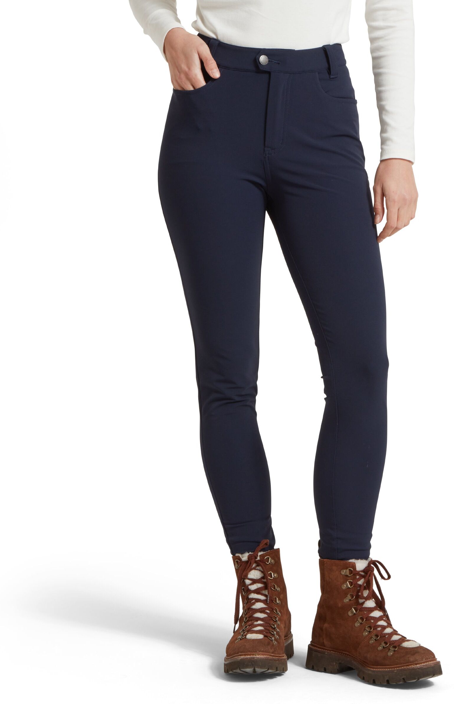 Schöffel Country Whitwell Water Repellent Trousers - Blue - Size UK12 - Women