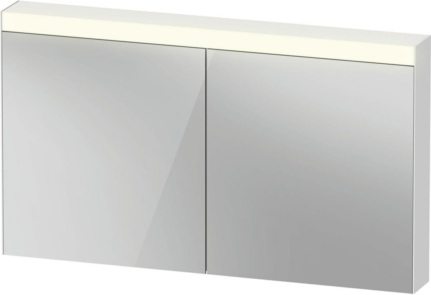 Duravit Uni-Spiegelschrank Good Version 131x76x14,8cm, 2 Türen, LED (LM7854000000000)