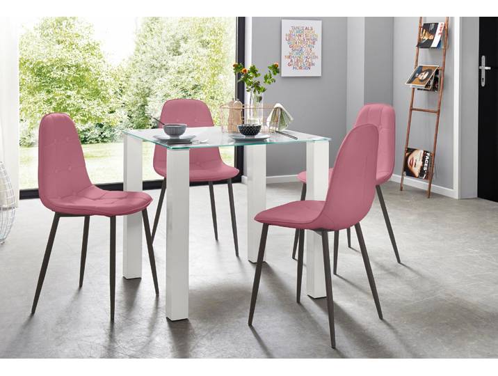 GOODproduct Set, 5 Stk. tlg. mit Glastisch, Breite 80 cm
