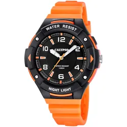 Calypso K5883/2 Herrenuhr Quarz Orange/Schwarz 10 bar