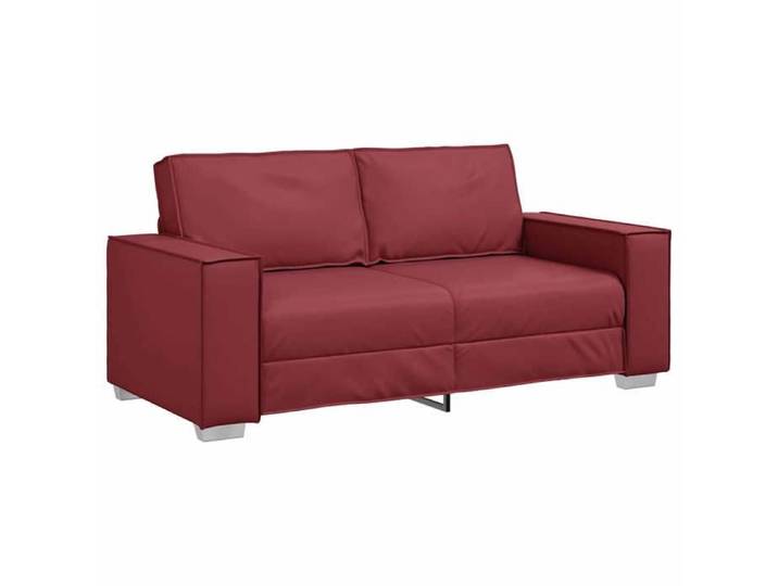 Meuble Déco - Sofa Fixe CHIC Rouge(1pc) Canapé Pour 2 places - Design ergonomique - pour salon - Bordeaux 180 cm Simili cuir luf5563