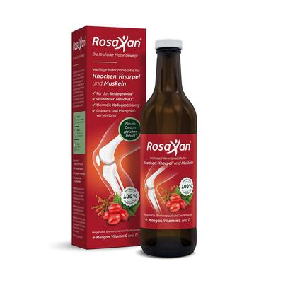 Rosaxan flüssig+Vitamin D Tabletten 20 St 750 ml Flüssigkeit