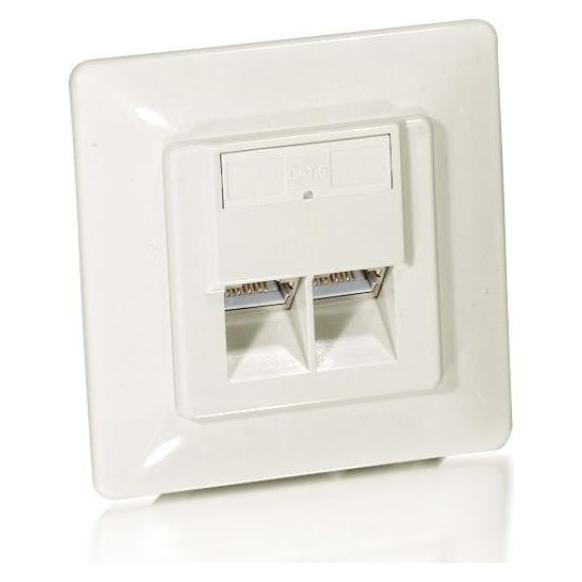equip Dose 2x Unterputz Perlweiss (125722)