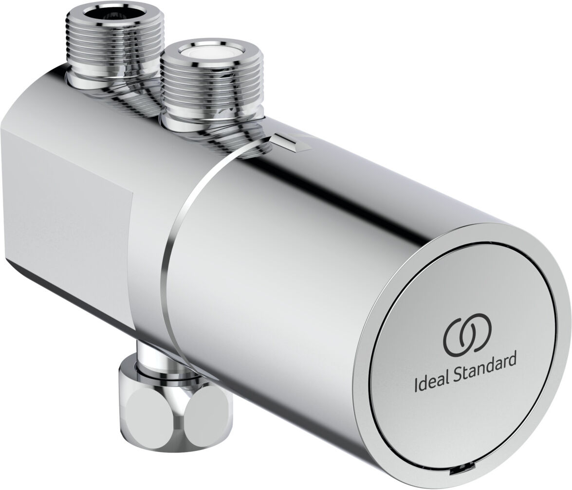 Thermostat d'angle Ideal Standard Ceratherm A8374AA sans kit de raccordement, chromé
