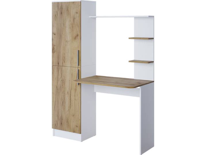Bureau Vicco Tessa Chêne blanc/force de l'or 122.9x52cm\, Model 54625