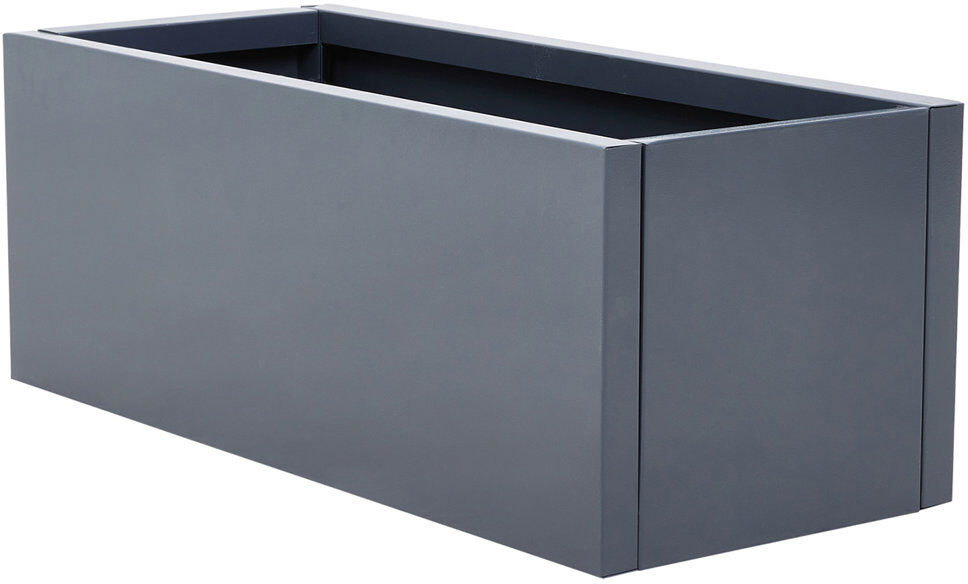 Dakota Fields Planter Box Grey 30cm H X 80cm W X 30cm D
