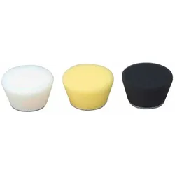 Proxxon 29092 Polierschwamm konisch Ø 50 mm, weich (schwarz), 2 Stück