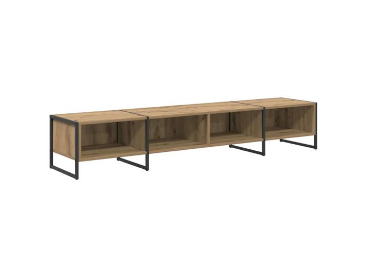 Meuble tv rectangulaire moderne 170 x 36 x 30 cm bois beige