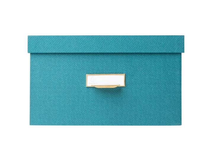 EXACOMPTA Lot de 3 boîtes de rangement OfficeByMe - Bleu canard