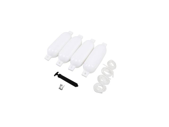 Bootsfender 4er Set weiss 58 x 15 cm