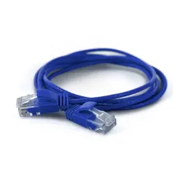 Wantec 7242 Netzwerkkabel Blau 0,5 m Cat6a U/UTP (UTP)