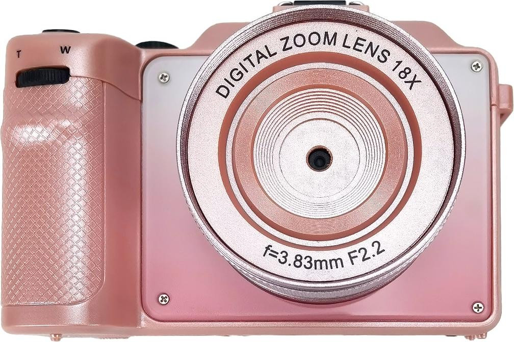 INF Digitale camera 4K/48MP met 18X digitale zoom en autofocus, Roze