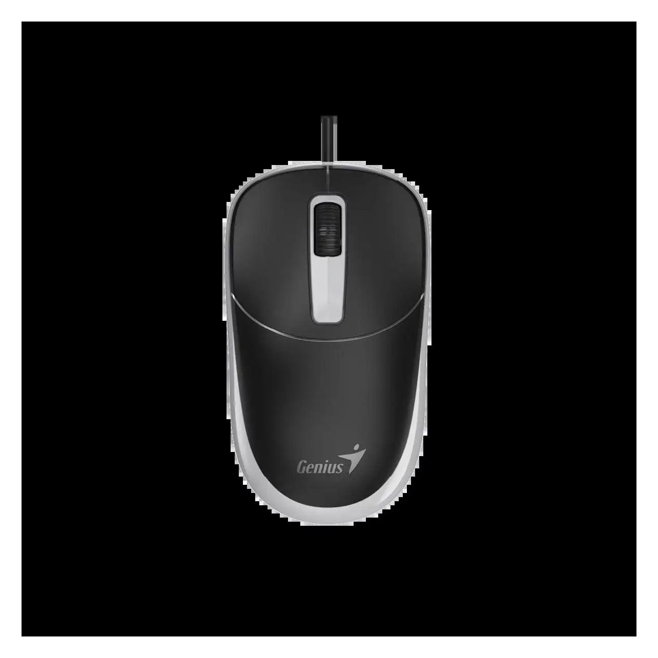 Genius DX-123 Wired Mausschwarz/Grau (Kabelgebunden) (31010033407)
