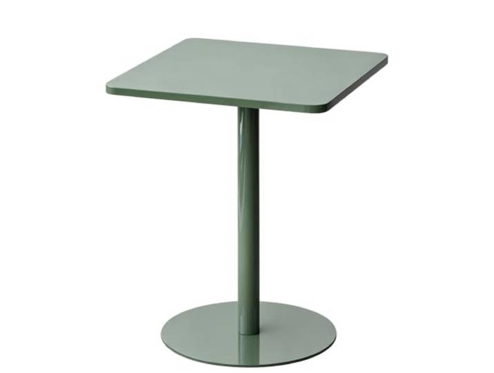 Moderner Esstisch für die Küche mit Metalltischplatte, kleiner Platzbedarf Zuhause, Esszimmer, Küchentisch für 2–4 Personen, Barhöhentisch, Gold(Grün,70x70x73cm)