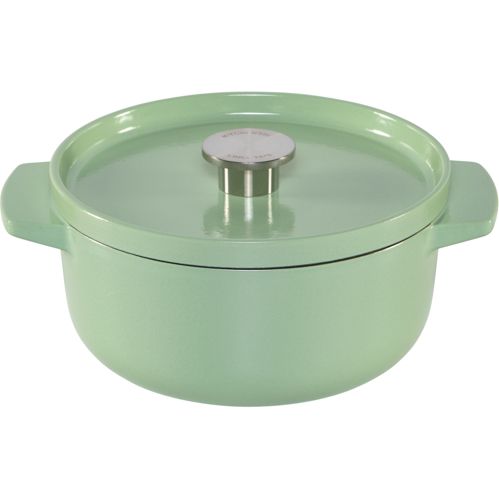 KitchenAid Bräter mit Deckel Gusseisen 22cm, hellgrün