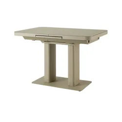 Esstisch ausziehbar  Tizian , beige , Maße (cm): B: 80 H: 76