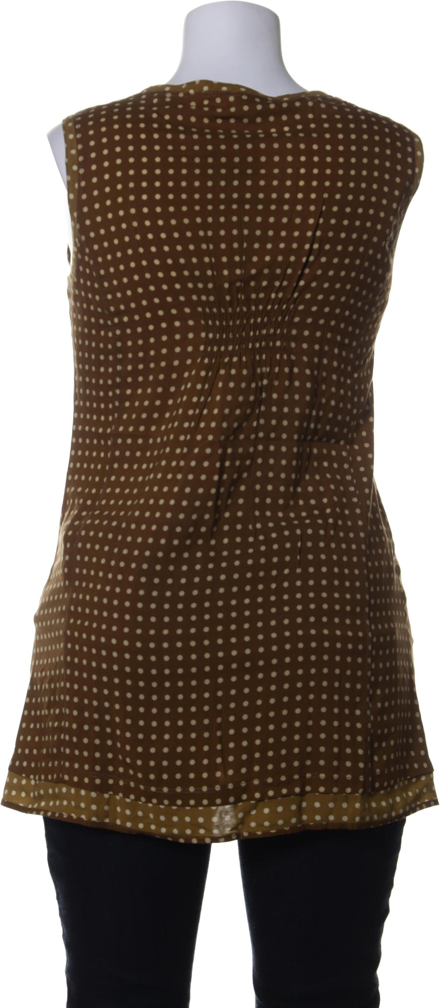 Elisa Cavaletti Damen Kleid, Braun, Gr. L, Viskose - Second Hand