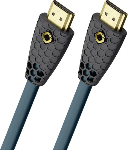 Oehlbach HDMI Anschlusskabel HDMI-A Stecker, HDMI-A Stecker 1.50m Petrolblau, Anthrazit D1C92601 8K UHD HDMI-Kabel