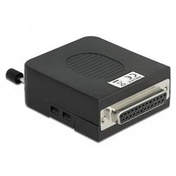 Delock Computer Terminalblock Adapter [1x D-SUB-Buchse 25pol. - 25x Schraubklemmen] Schwarz 66267