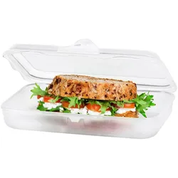 5x Rotho Aufbewahrungsbox, Lunchbox, Transparent