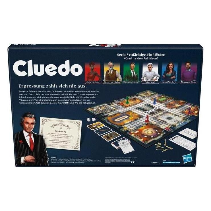 Hasbro Gaming Cluedo (Deutsch, 2 - 6 Spieler) (F6420100)