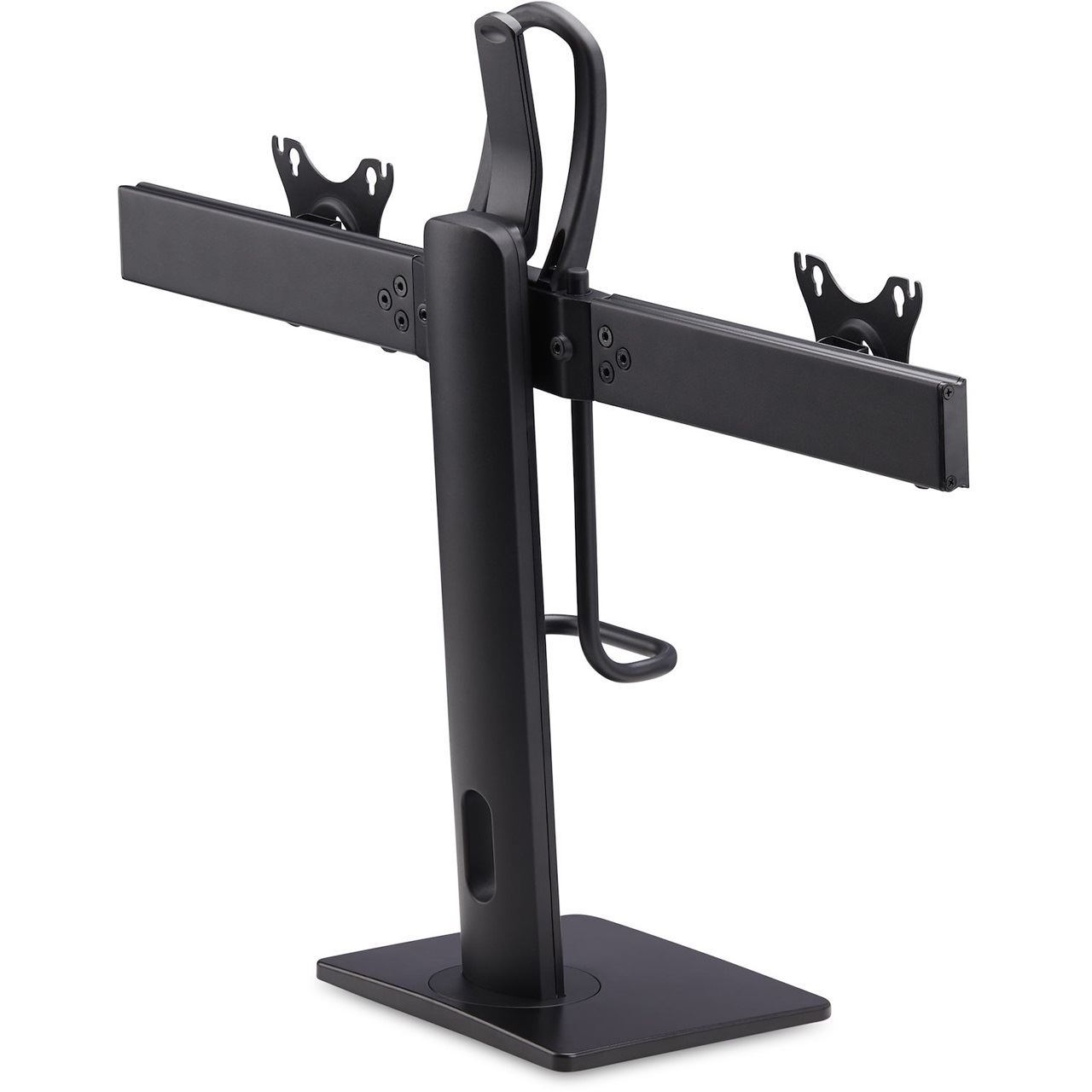 StarTech Crossbar Dual Monitor Desk Stand, Double 27inch Screens/VESA Aufstellung - für 2 Monitore - Schwarz