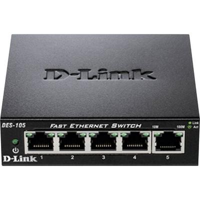 DLink Deutschland 5-Port Switch DES-105/E