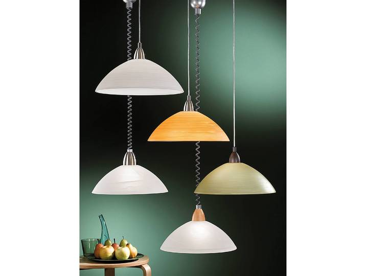 Suspension Lord Ø 36cm Argenté/Argenté Matériau : Verre, Matière plastique E27