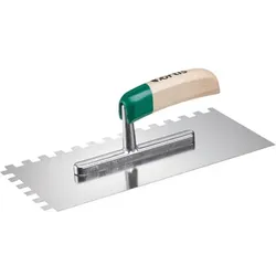 Glättekelle rostfrei 280 x 130mm Zahnung 10 x 10