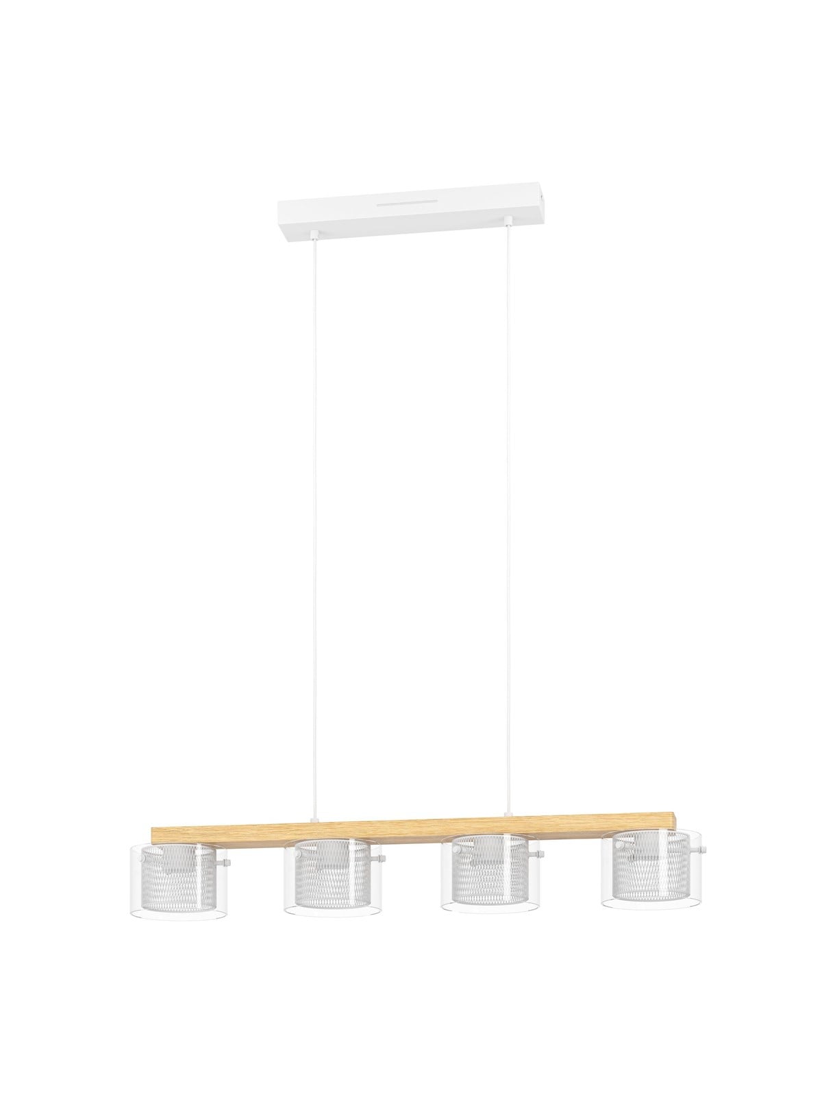 EGLO PORTICO-Z LANGER TISCH L880 RGBTW 4X500LM KLAR/NATUR FSC
