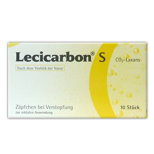 Lecicarbon S CO2 Laxans Suppositorien 10 St