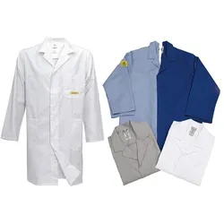 HB Schutzbekleidung,  ESD Arbeitsmantel CONDUCTEX, langarm, Damen, blau, Grösse 2XL (XXL)