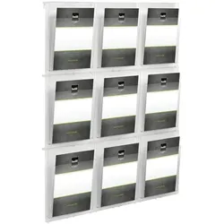 helit Wand-Prospekthalter »the placativ H68121« transparent, 85.2x97.8x3.5 cm