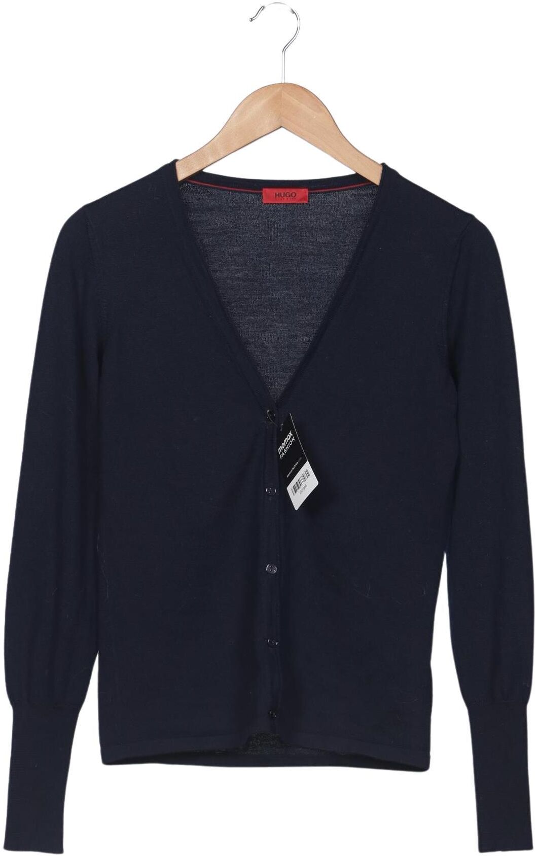 Hugo by Hugo Boss Damen Strickjacke, Marineblau, Gr. S, Schurwolle - Second Hand