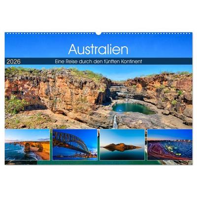 Australien - Travel The Gravel (Wandkalender 2026 DIN A2 quer), CALVENDO Monatskalender